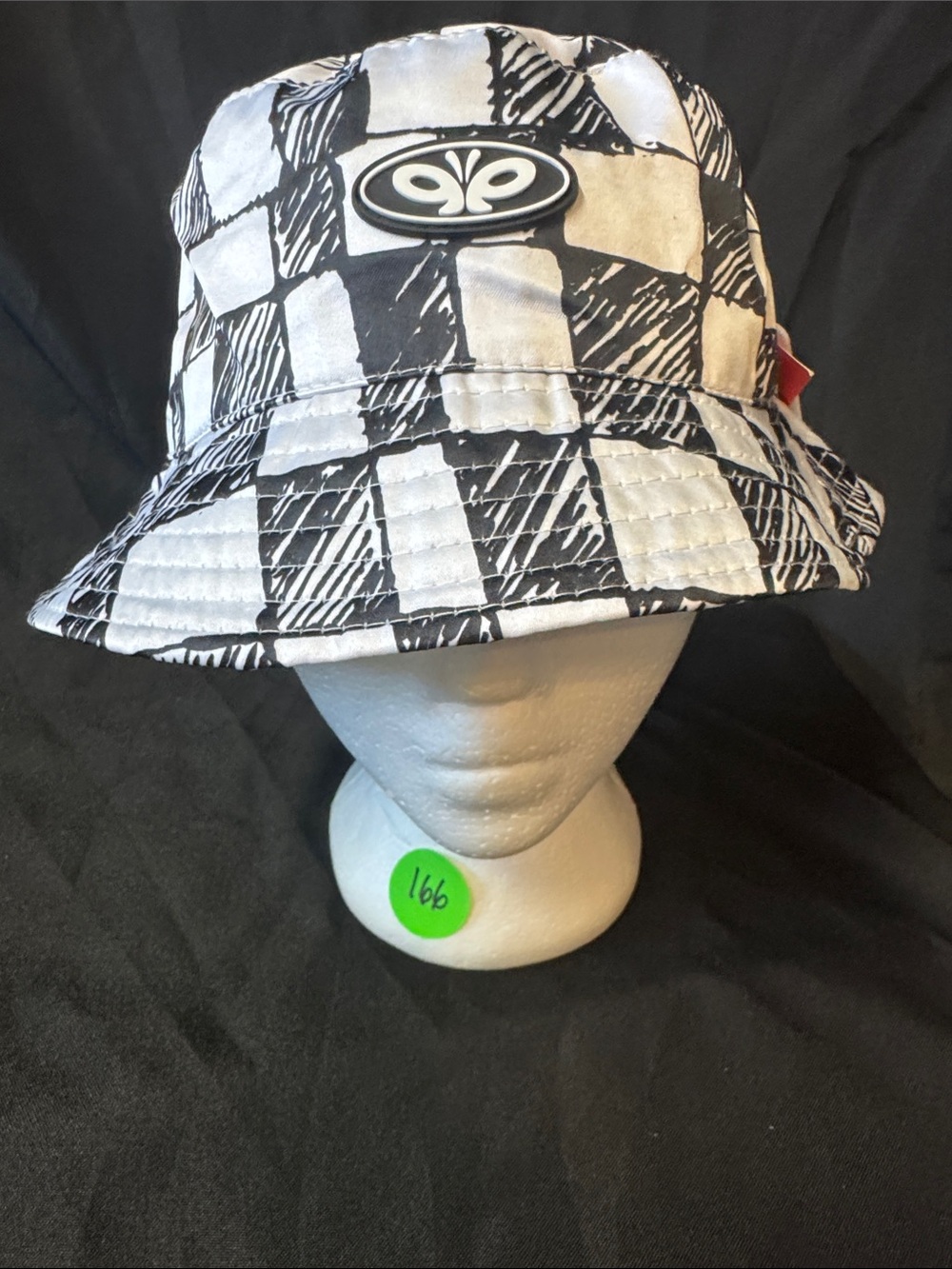 Checkerboard Bucket Hat - Black & White